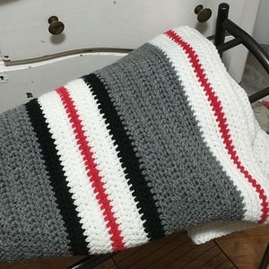New never used Handmade Crochet Blanket/Throw
